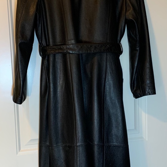 Wilson's Leather Belle Studio Full Length Leather Coat - Vintage - Picture 7 of 10